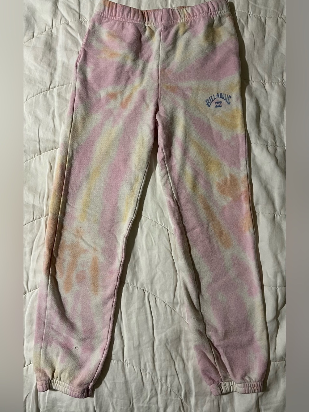 Billabong Kids' Pink Tie-Dye Sweatpants